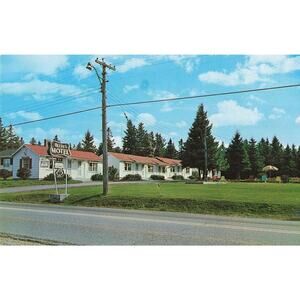 Vintage Allen's Motel Kentville Nova Scotia Canada Unposted Postcard